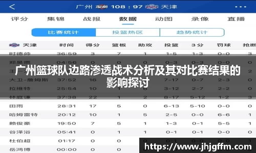 广州篮球队边路渗透战术分析及其对比赛结果的影响探讨